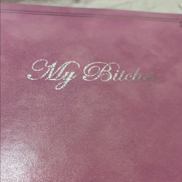 Pink Photo Album with Silver Detailing Bridesmaids Wedding Party Bachelorette - Picture 2 of 8